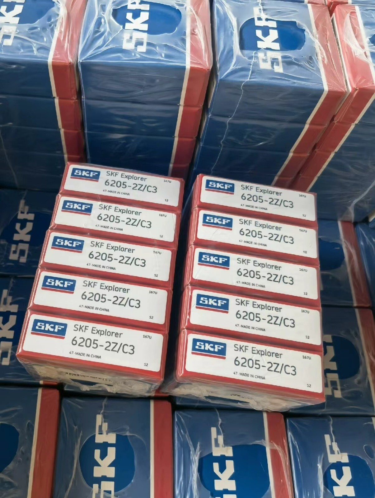 NEW SKF 6205-2Z/C3 Deep Groove Ball Bearing 1PCS #DC