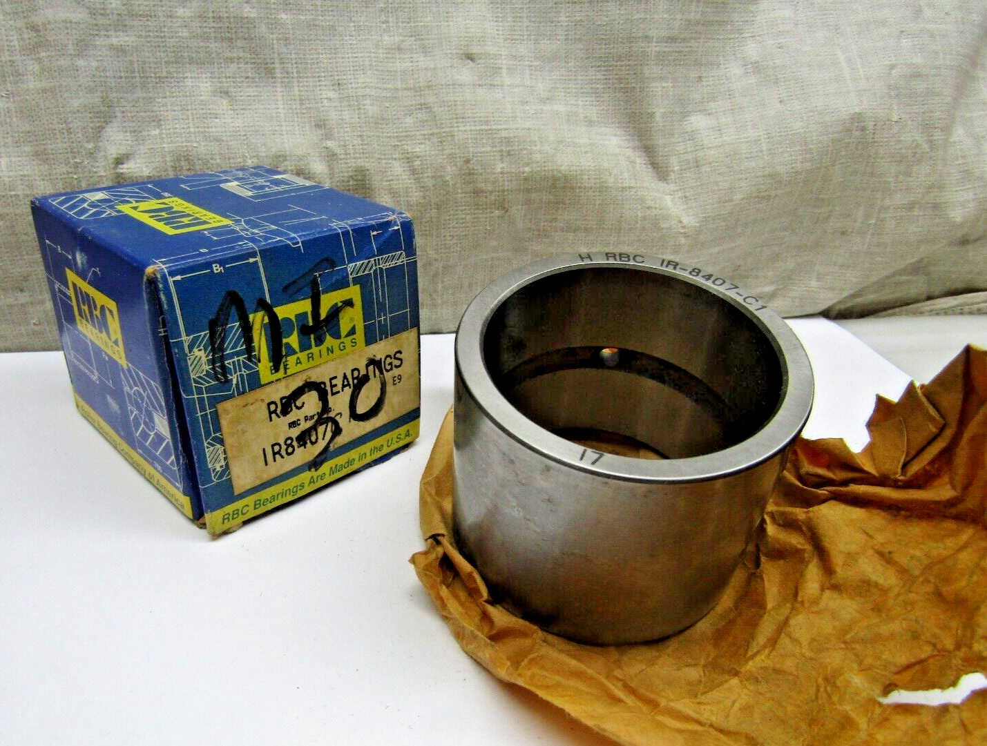 RBC IR-8407 C1 1-7/8″ ID X 2-1/4″ OD X 1-3/4″ wide Roller Bearing Race