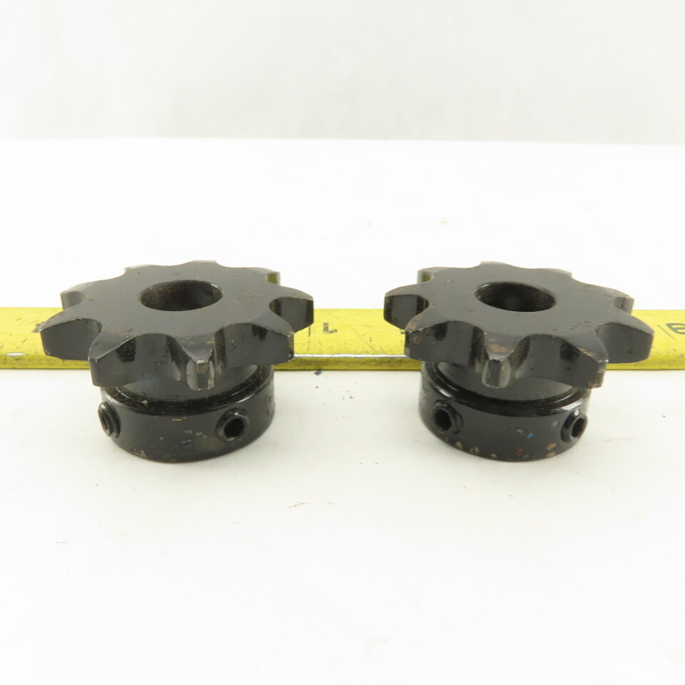 Browning H409x1/2 9 Teeth 40 Chain Size 1/2″ Finished Bore Sprocket Lot of 2