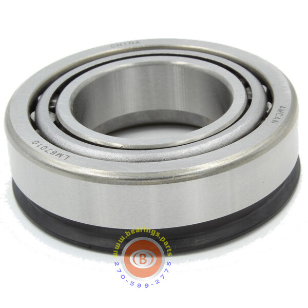 LM67000LA/10 Tapered Roller Bearings Set with Rubber Seal