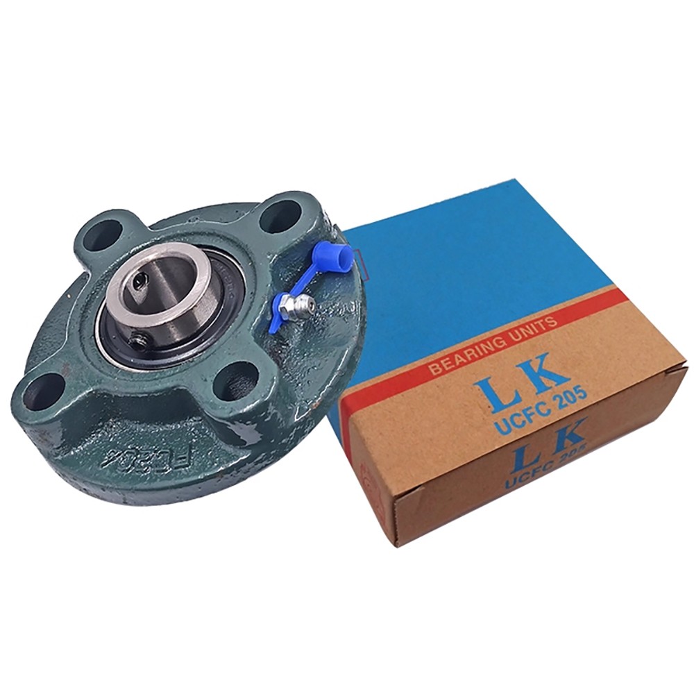 UCFC204 205 206 207-216 CAST IRON FLANGE SELF LUBE BEARING METRIC**CHOOSE SIZE**