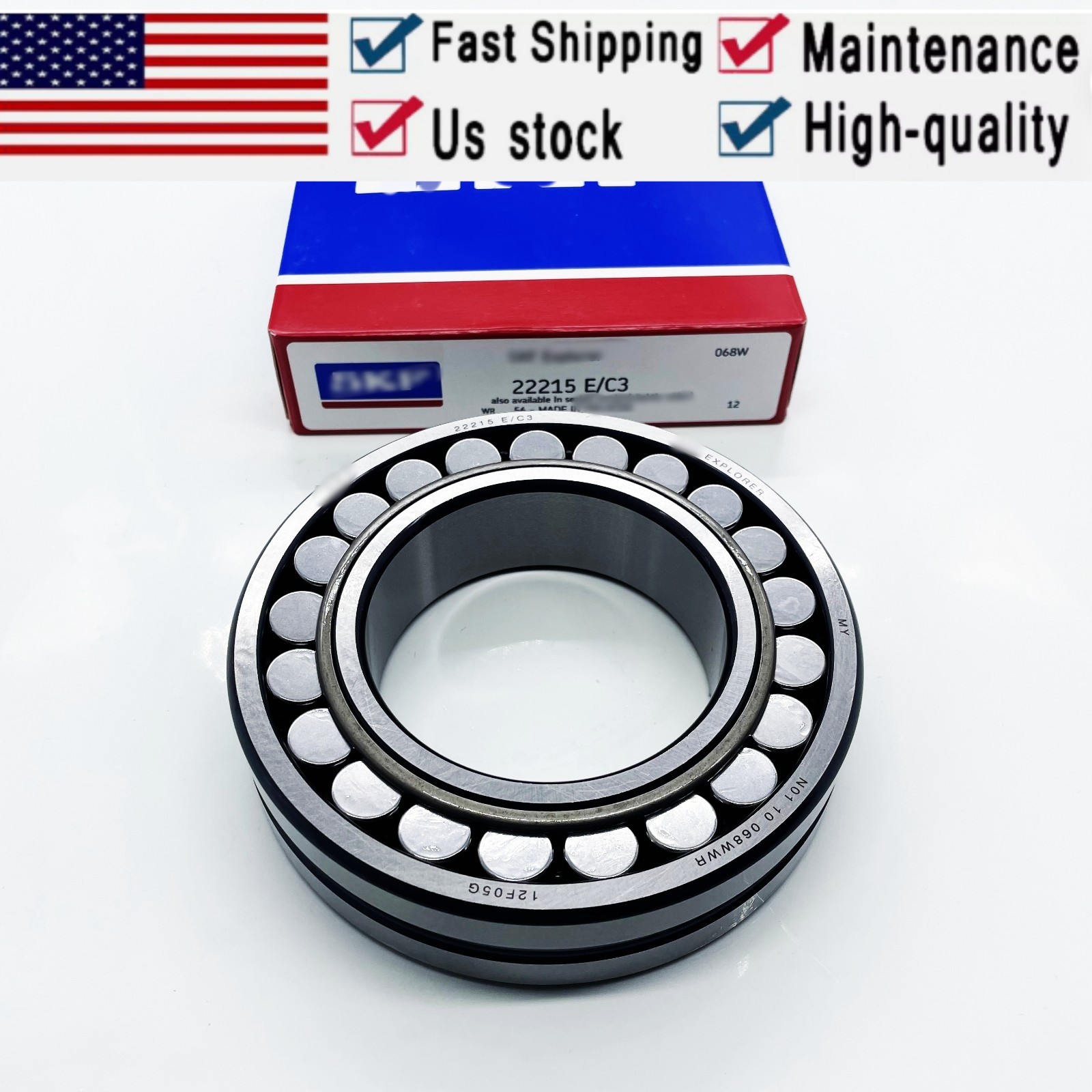 1 pcs 22215 E C3 SSpherical Roller Bearing Fits For SKF 75x130x31 (mm)