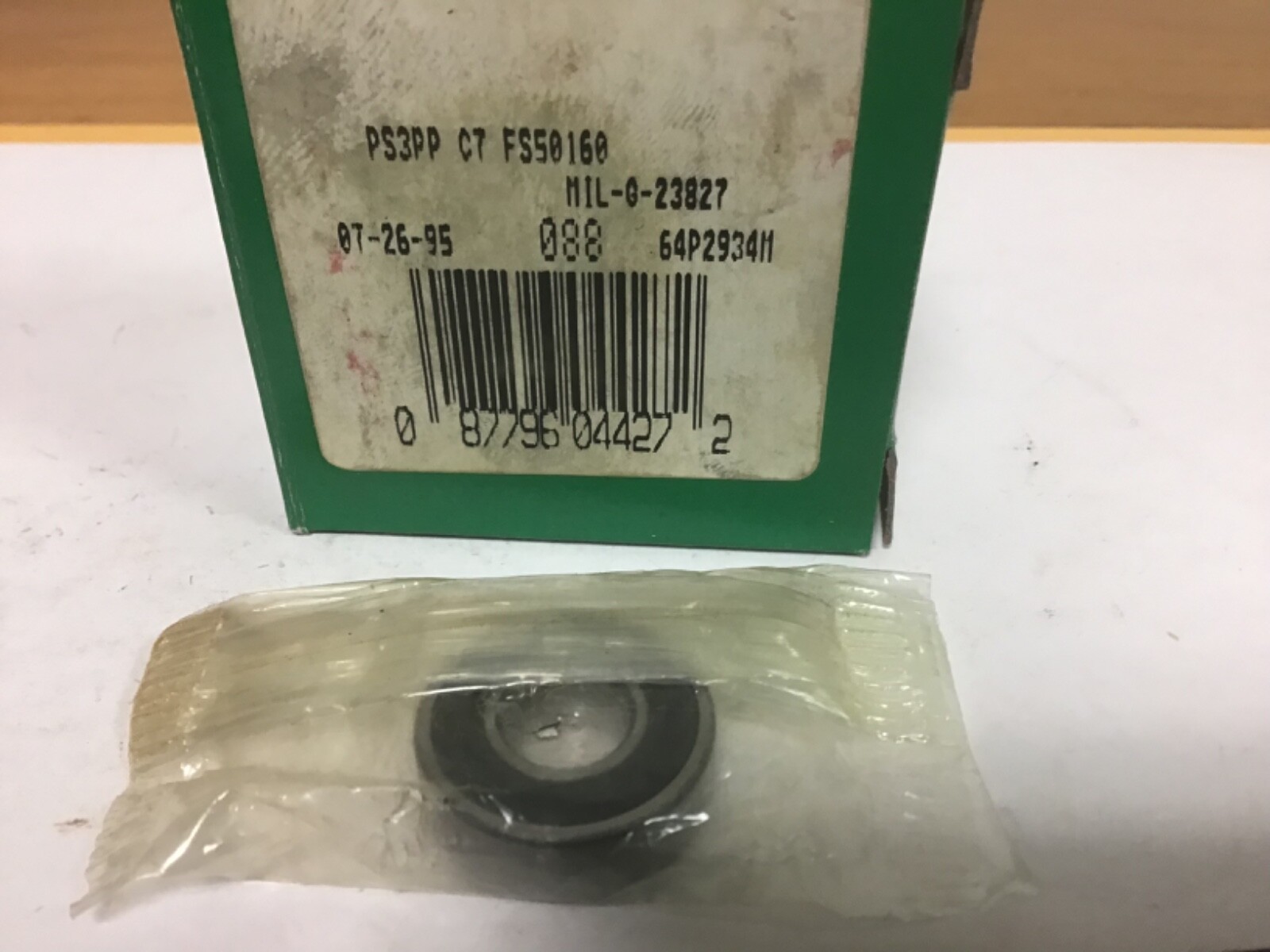 New Fafnir S3PP Deep Groove Bearing, 0.375″ ID, 0.875″ OD, 0.281″ Width