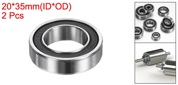 2Pcs 20359-2RS Non-Standard Ball Bearings 20mm ID x 35mm OD x 9mm Thickness