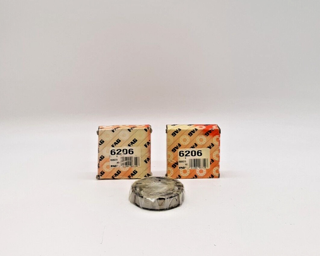 FAG 6206 Ball Bearing – Lot of 2