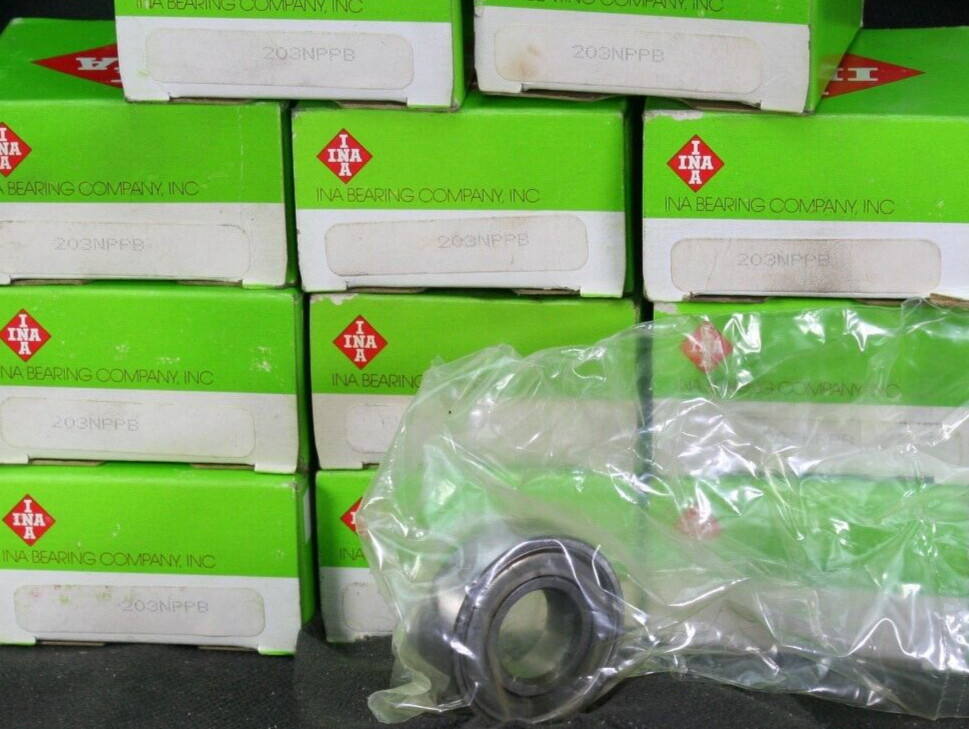 One (1) INA 203 NPPB Deep Groove Bearing 17MM ID NEW