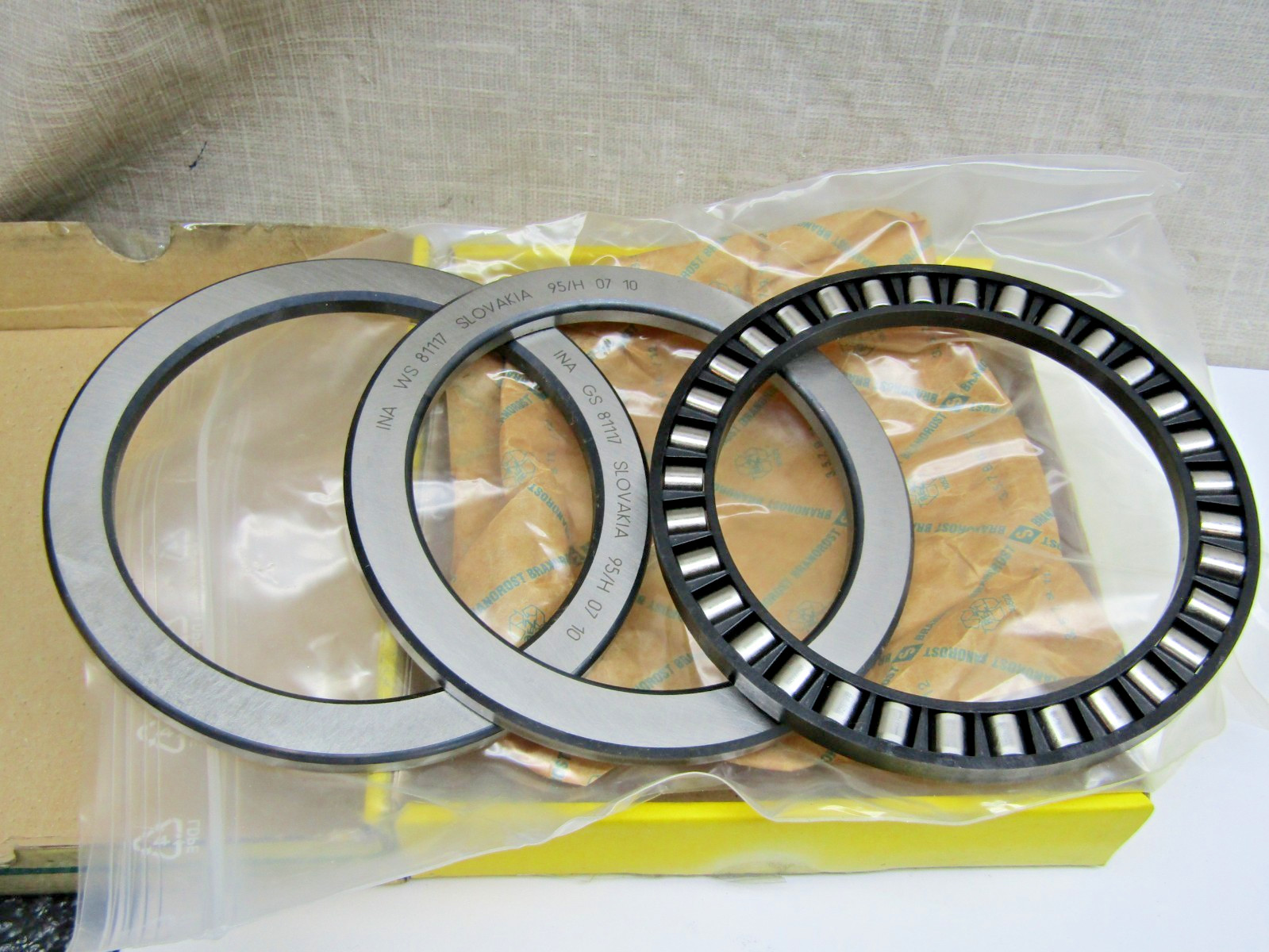 INA 81117-TV 85mm x 110mm x 19mm Cylindrical Roller Thrust Bearing