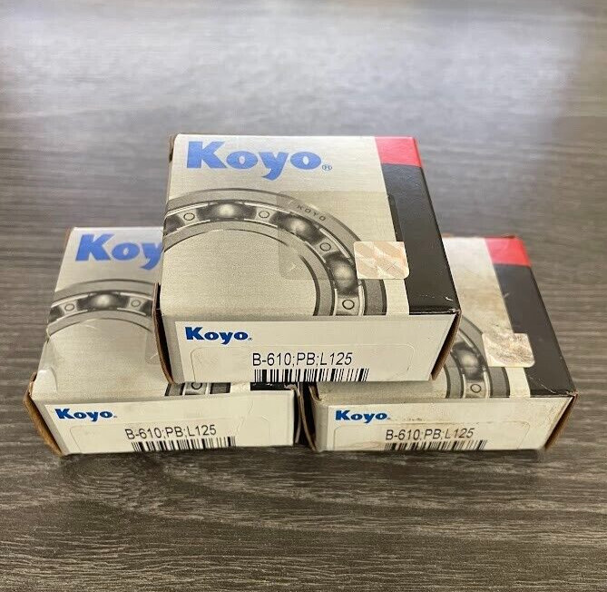 B-610 KOYO Drawn Cup Needle Roller Bearing 3/8″ x 9/16″ x 5/8″ 3 Pack