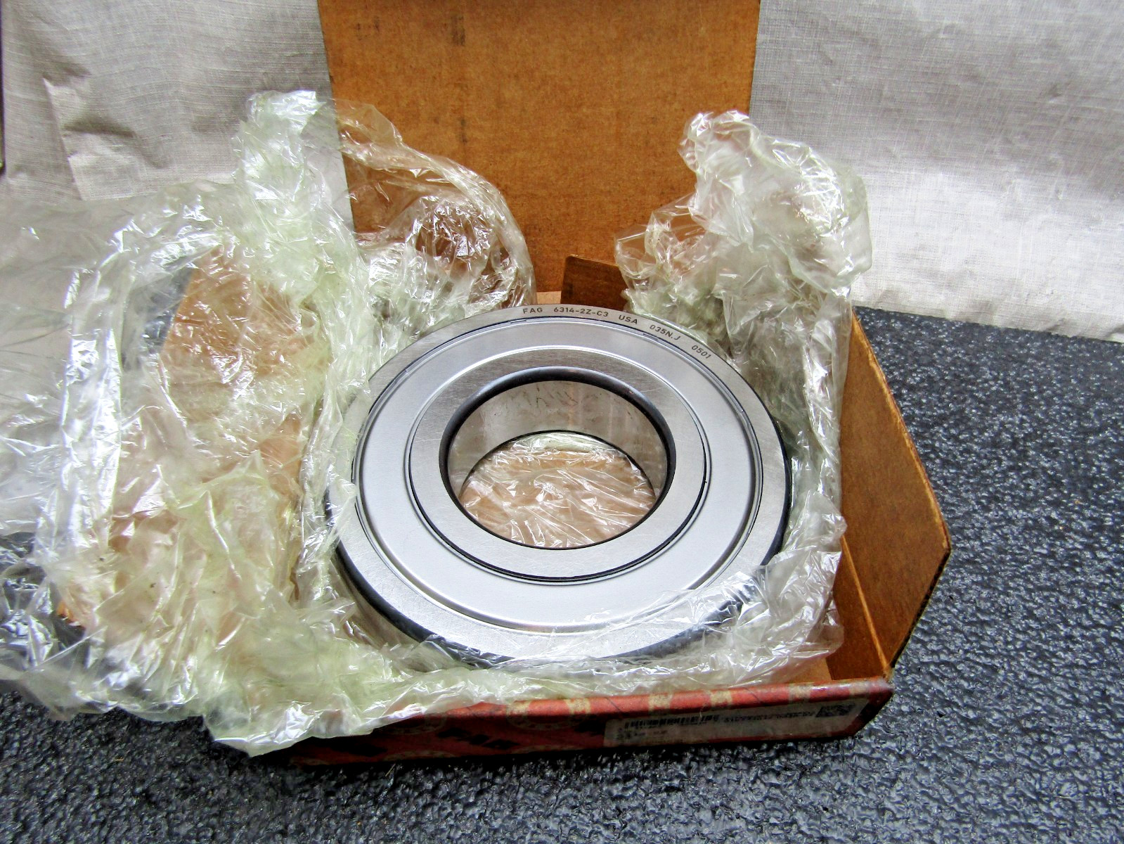 FAG 6314-2Z C3 70mm X 150mm X 35mm Shielded Bearing
