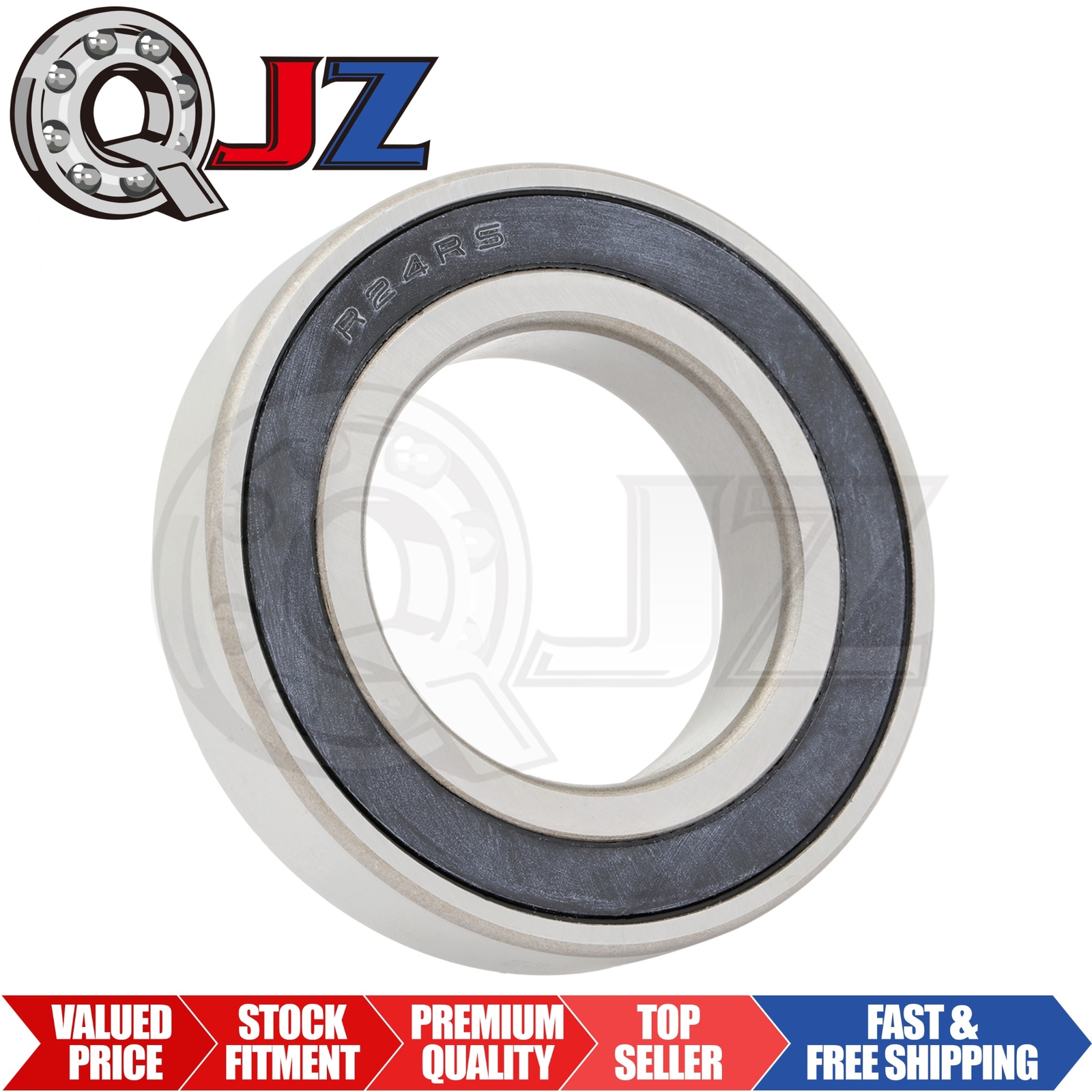 [Qty.1] New R24-2RS Deep Groove Ball Bearing [1.5″ Bore x 2.625″ OD x 0.563″ W]