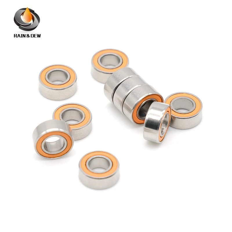 Hybrid Ceramic Ball Bearing ABEC-7 SMR105 2RS Stainless Steel 3×8-5x10mm