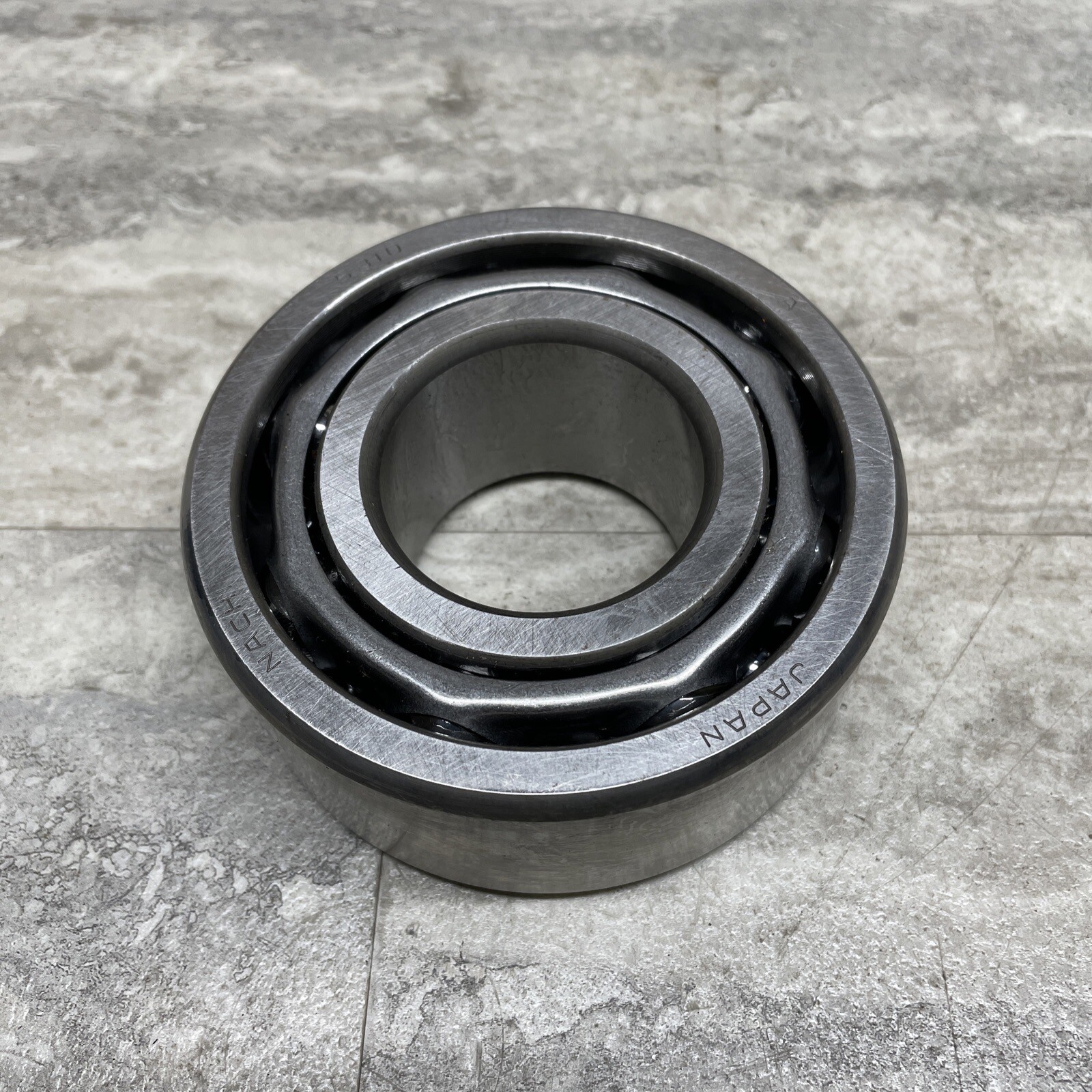 Nachi 5310 Angular Contact Double Row Ball Bearing, 50x110x44.4, New