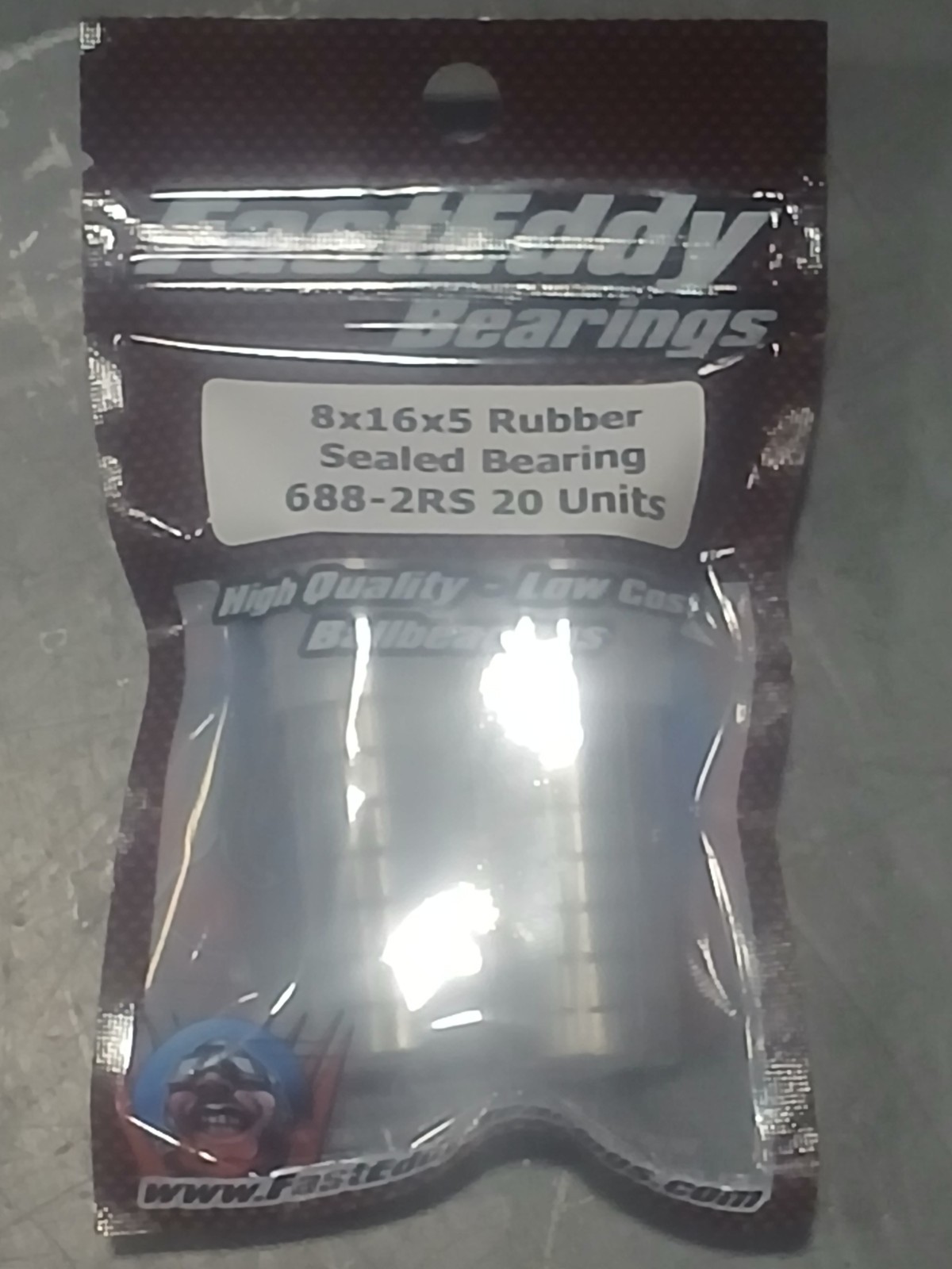 Fast Eddy Bearings 688-2RS 8x16x5 RUBBER SEALED BEARINGS 20 PCS