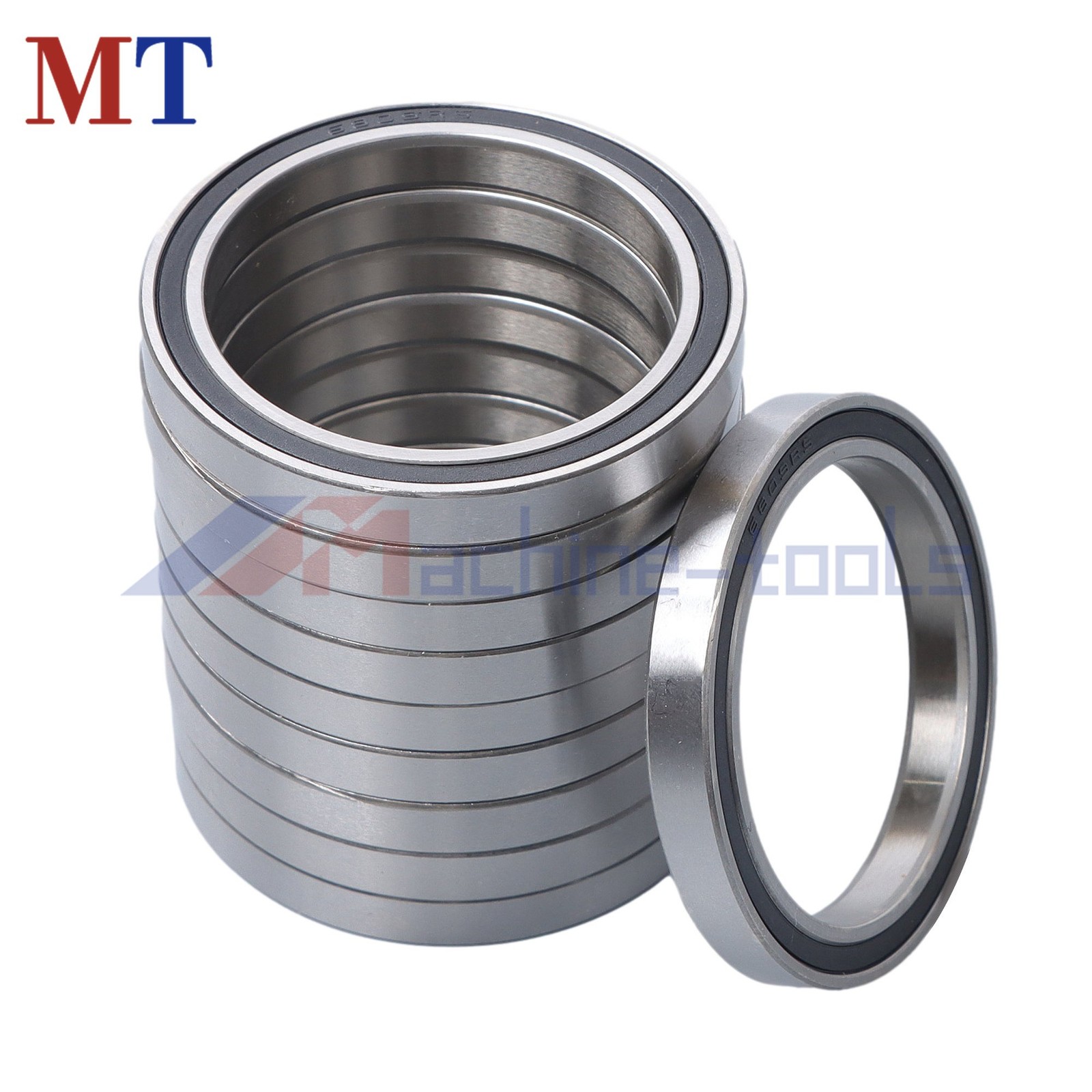 Industrial 6809-2RS Bearings 10pcs 45x58x7mm Double Sealed