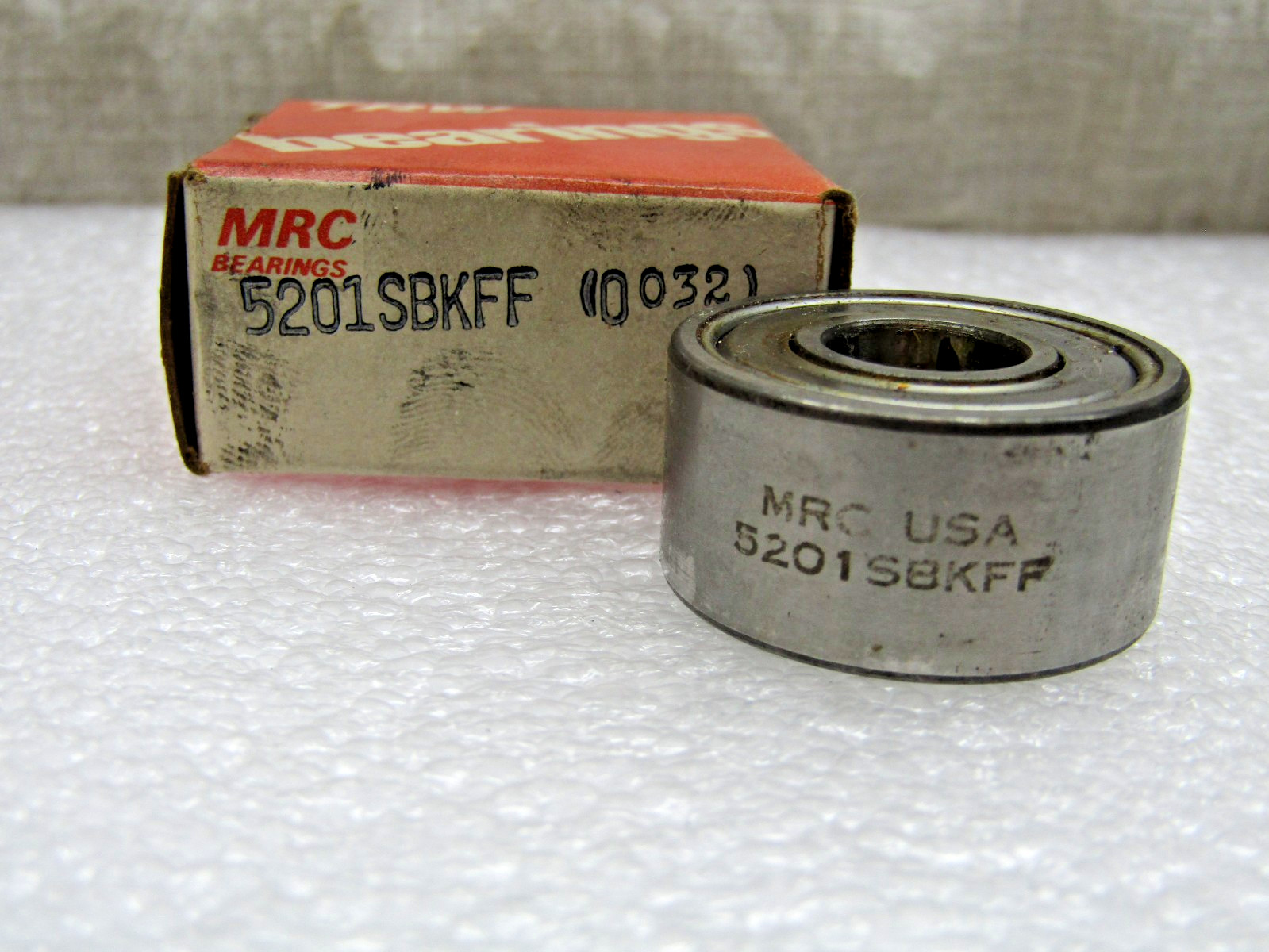 MRC 5201SBKFF 12mm x 32mm x 5/8″ Angular Contact Bearing Made in USA