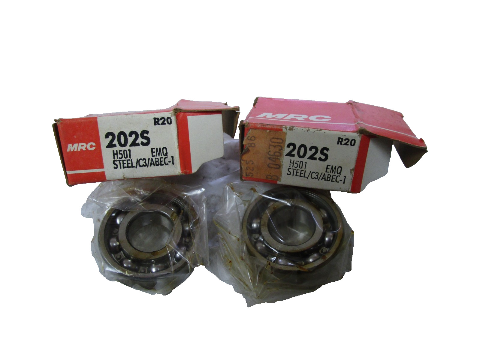 MRC 202S Ball Bearing 202S H501 EMQ Lot Of 2