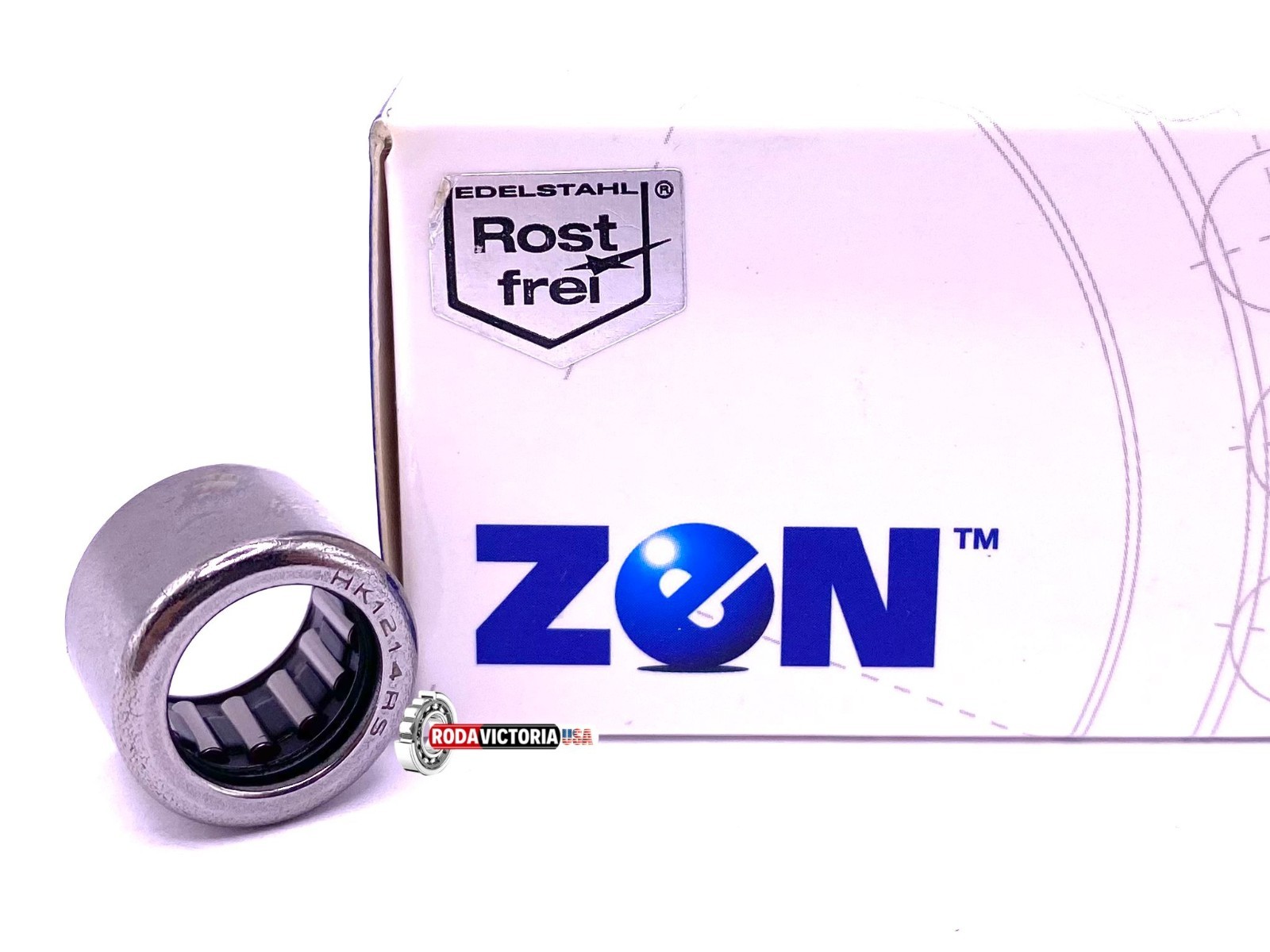 ZEN HK1214 RS Drawn Cup Needle Roller Bearing 12x18x14 mm