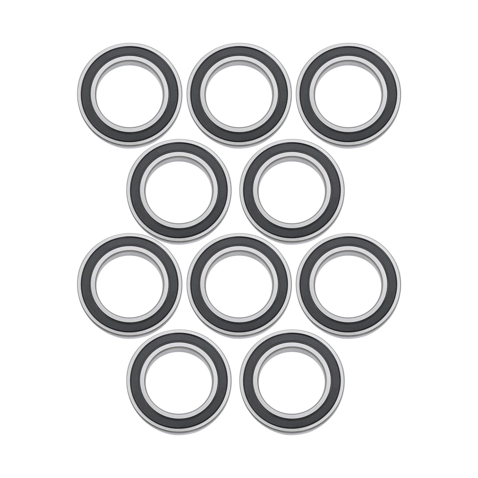 10pcs 6010-2RS Ball Bearings 50x80x16mm Double Rubber Sealed Industrial