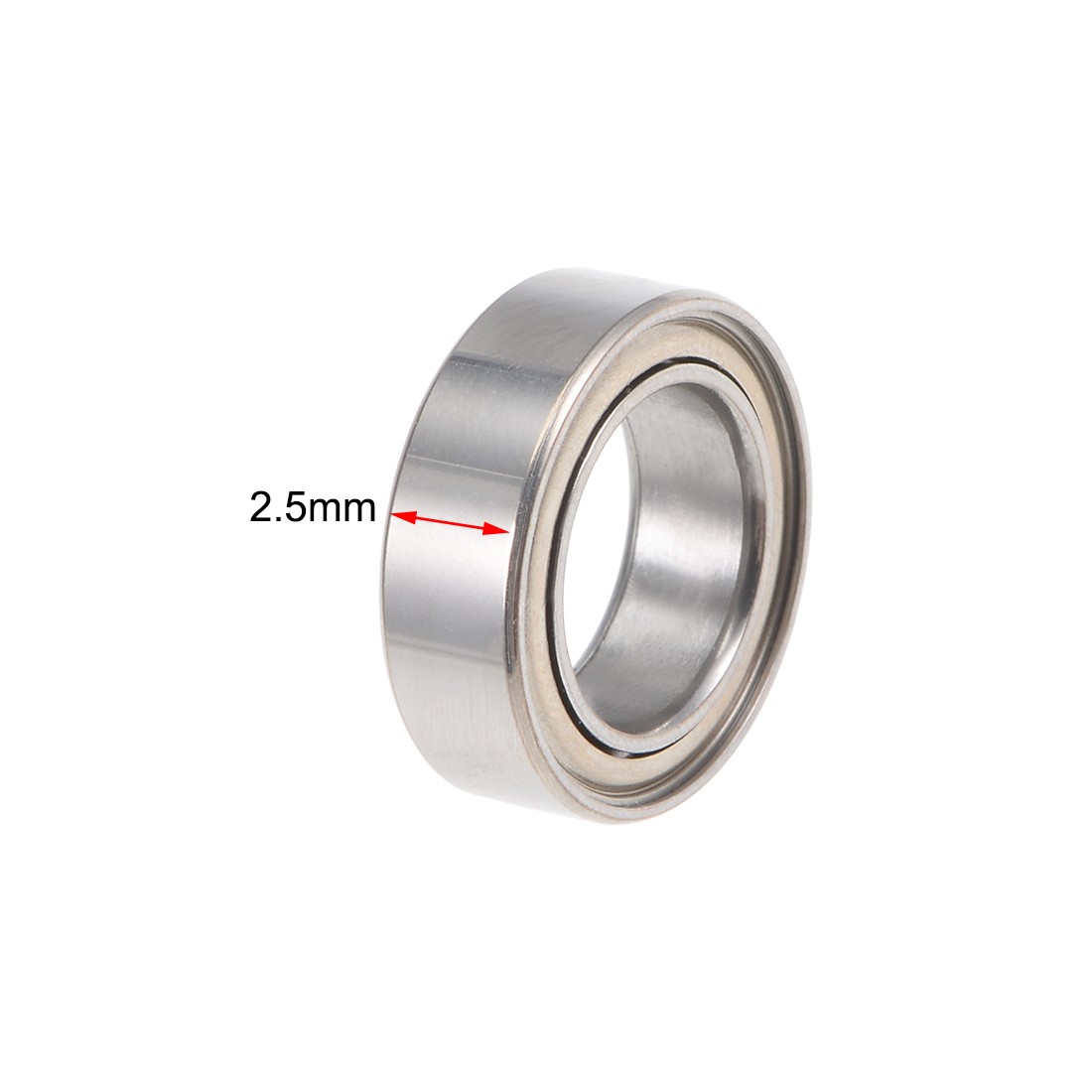 MR63ZZ Ball Bearing 3x6x2.5mm Double Shielded Mini Deep Groove Bearings 5pcs