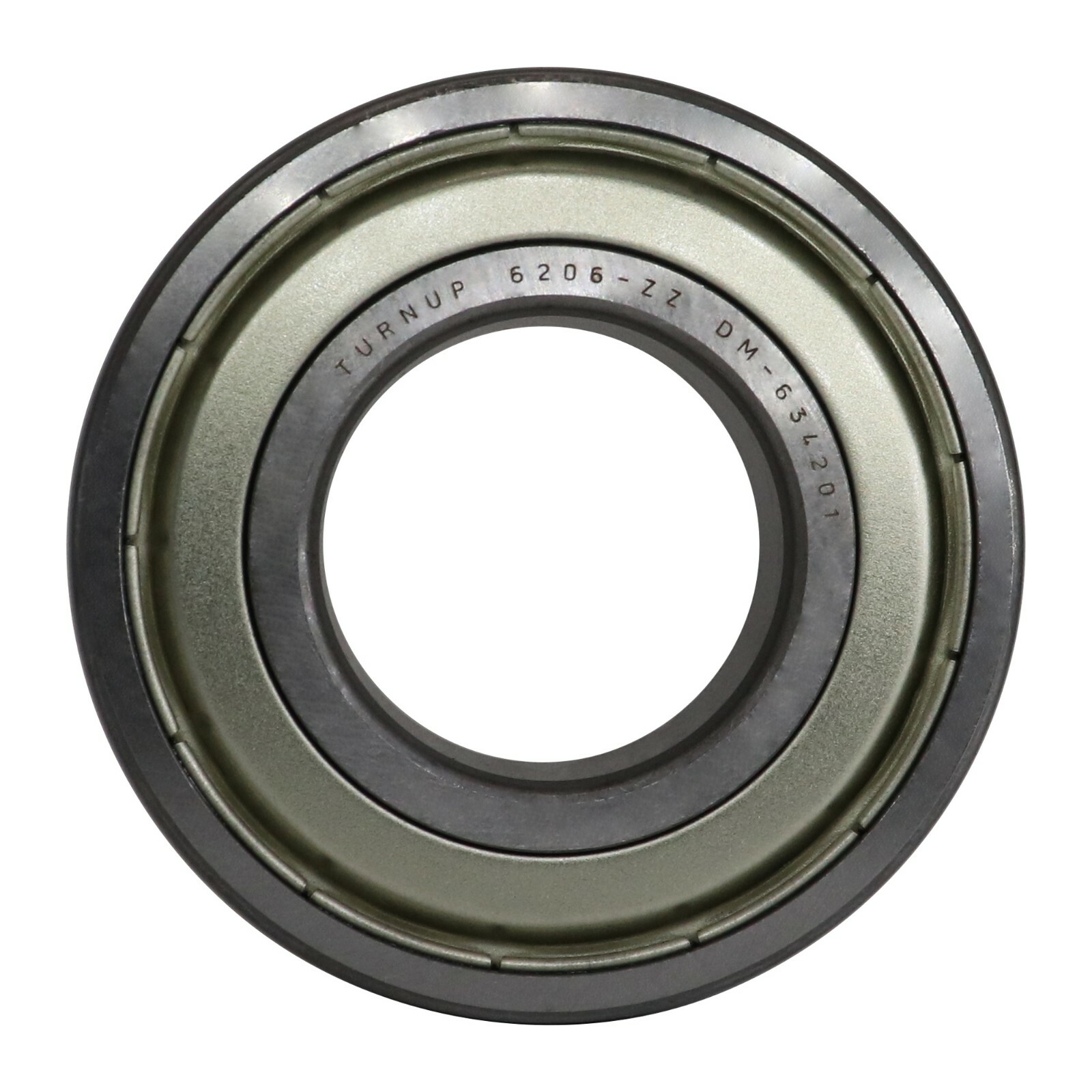 (2 PACK) USA TURNUP 6206-ZZ 30X62X16MM Double Metal Seal Ball Bearings