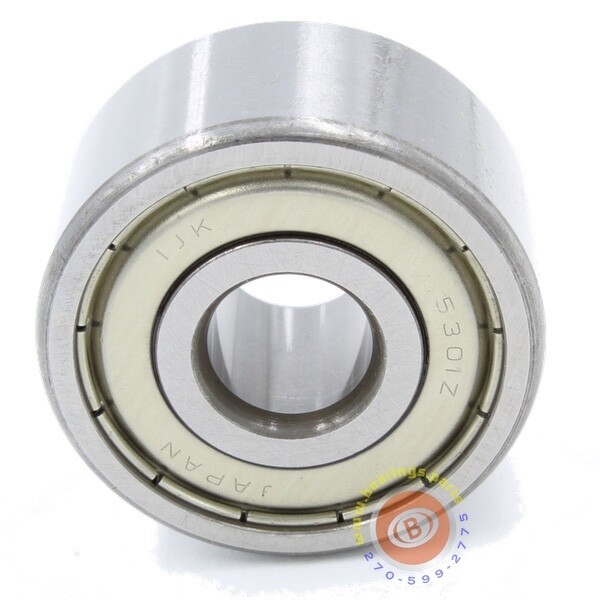 5301ZZ Angular Contact Ball Bearing 12x37x19mm 2 Metal Shields -IJK Japan