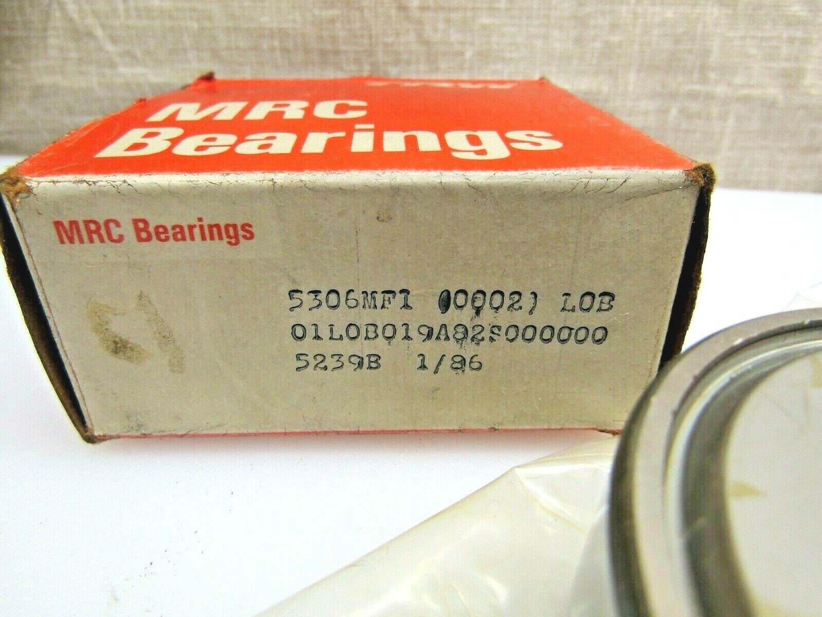 MRC SKF 5306MF1 30mm X 72mm X 1.1875″ Angular Contact Bearing 1 Metal Shield