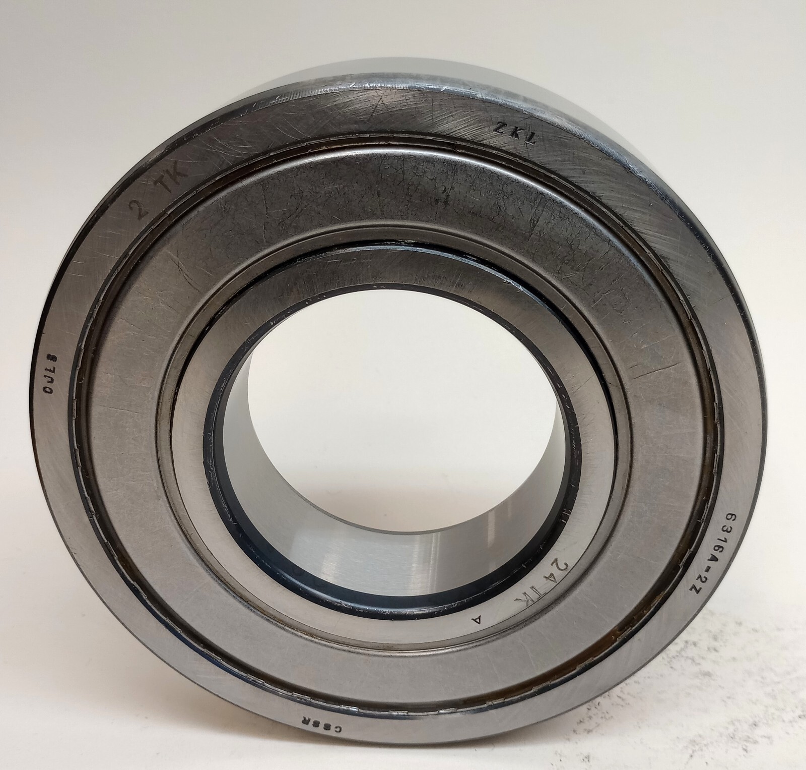 ZKL 6316A-2Z Ball Bearing Deep Groove 80mm ID X 170mm OD X 39mm W Shielded
