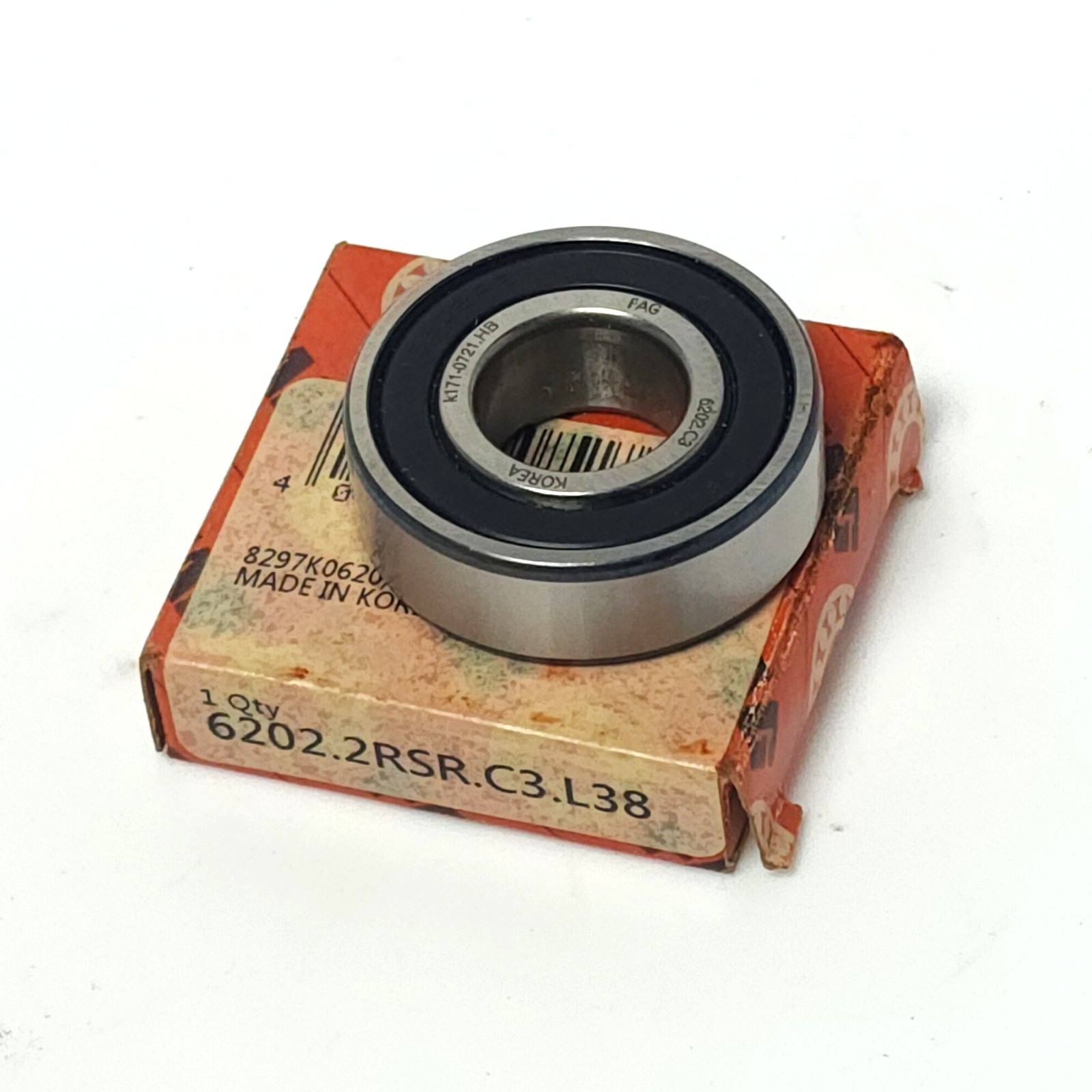 New FAG 6202 2RSR C3 L38 / 6202-2RSR-C3-L38 Ball Bearing 15x35x11mm