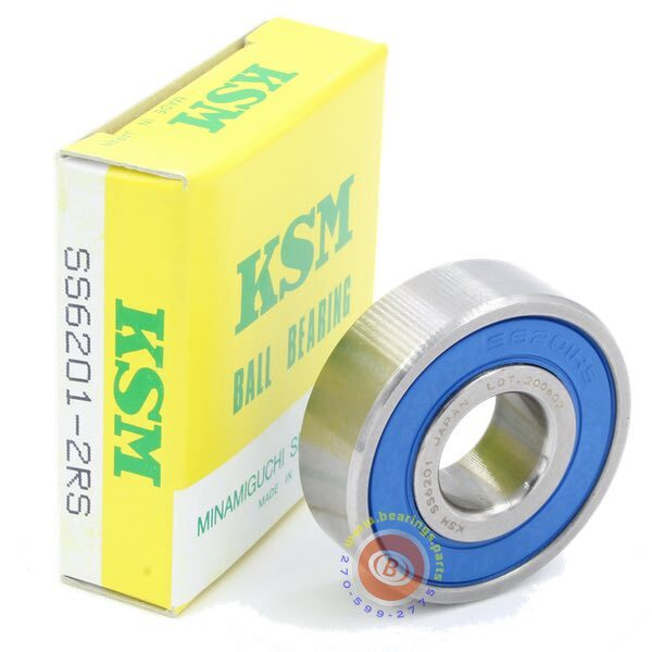KSM SS6201-2RS Stainless Steel Ball Bearing 12x32x10 Sealed