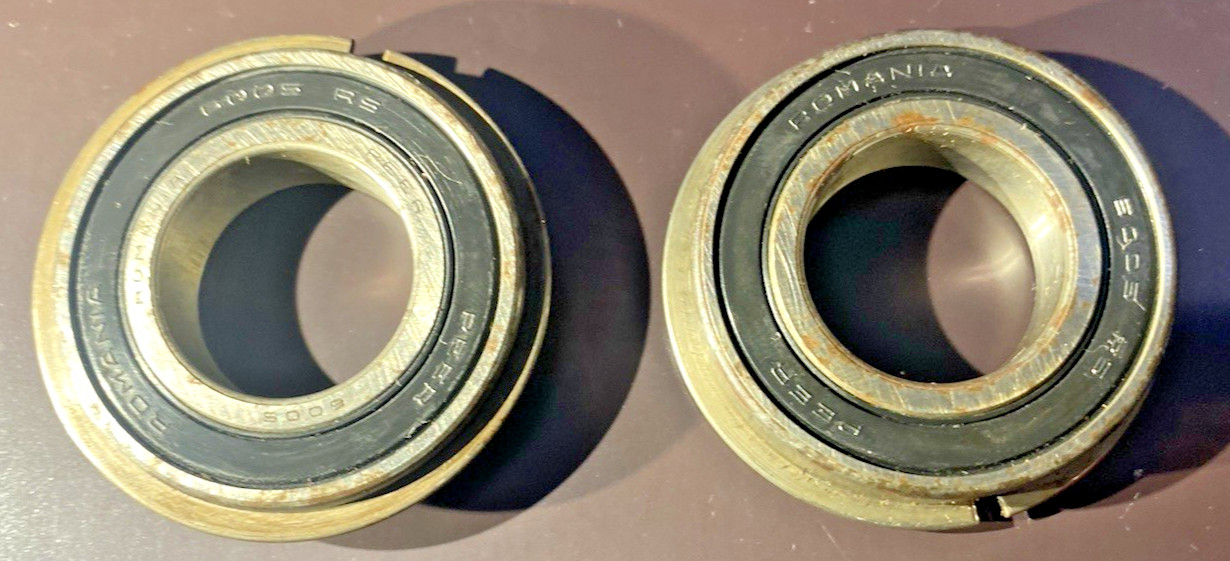 Peer Single Row Radial Ball Bearing 6005-RS (QTY OF 2)