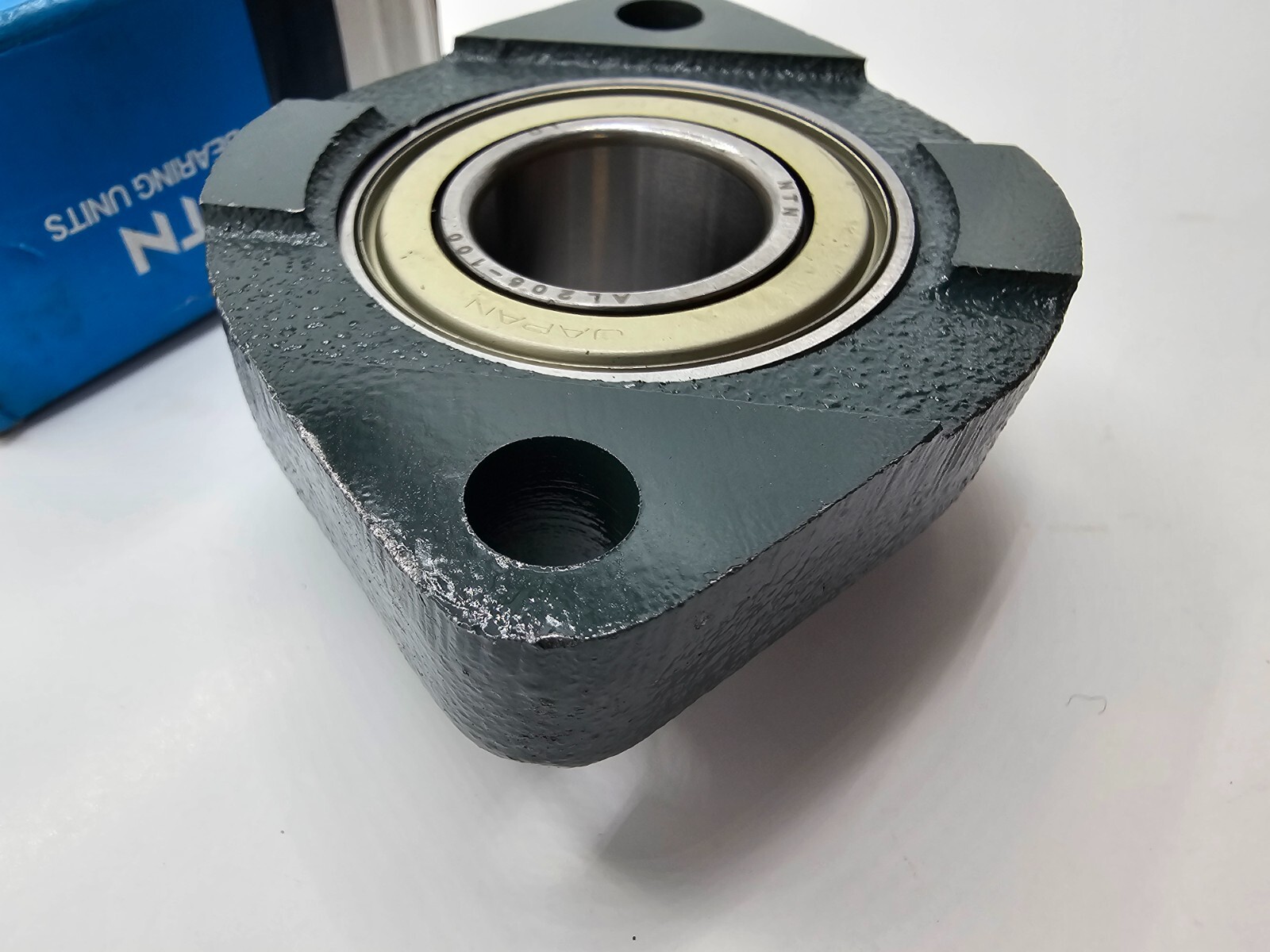 (QTY 2) NTN Flanged Housing & Bearing Unit AELFD205-100W3