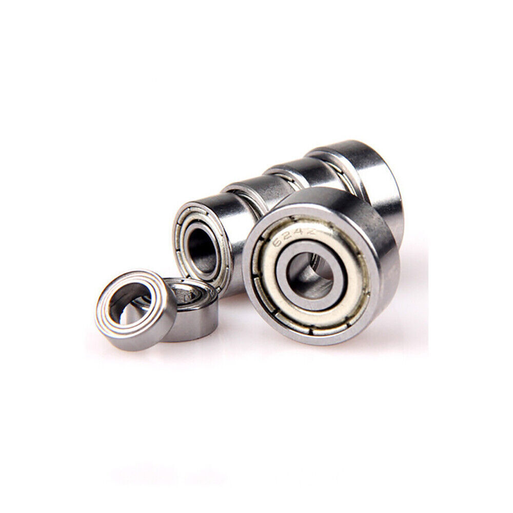 Miniature Deep Groove Ball Bearing Double Shielded ZZ Bore 6 Series 2 to 45mm