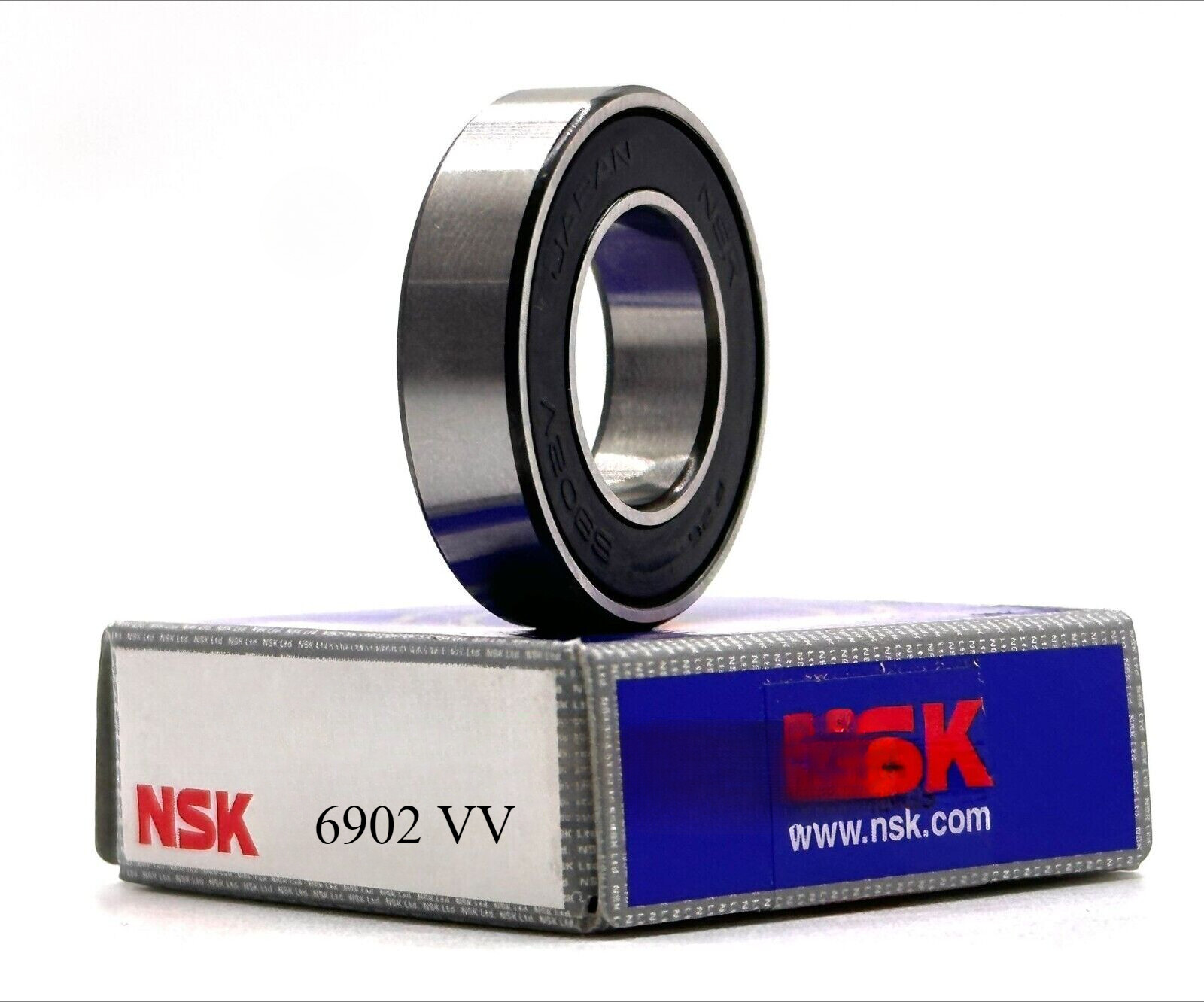 6902 VV NSK Ball Bearing RUBBER SEALED 15x28x7 Free Shipping & Return