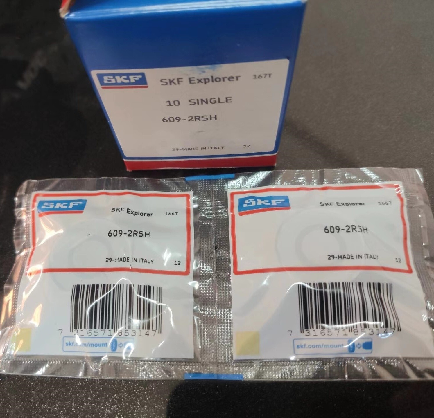 1PC SKF 609-2RSH Deep Groove Ball Bearing