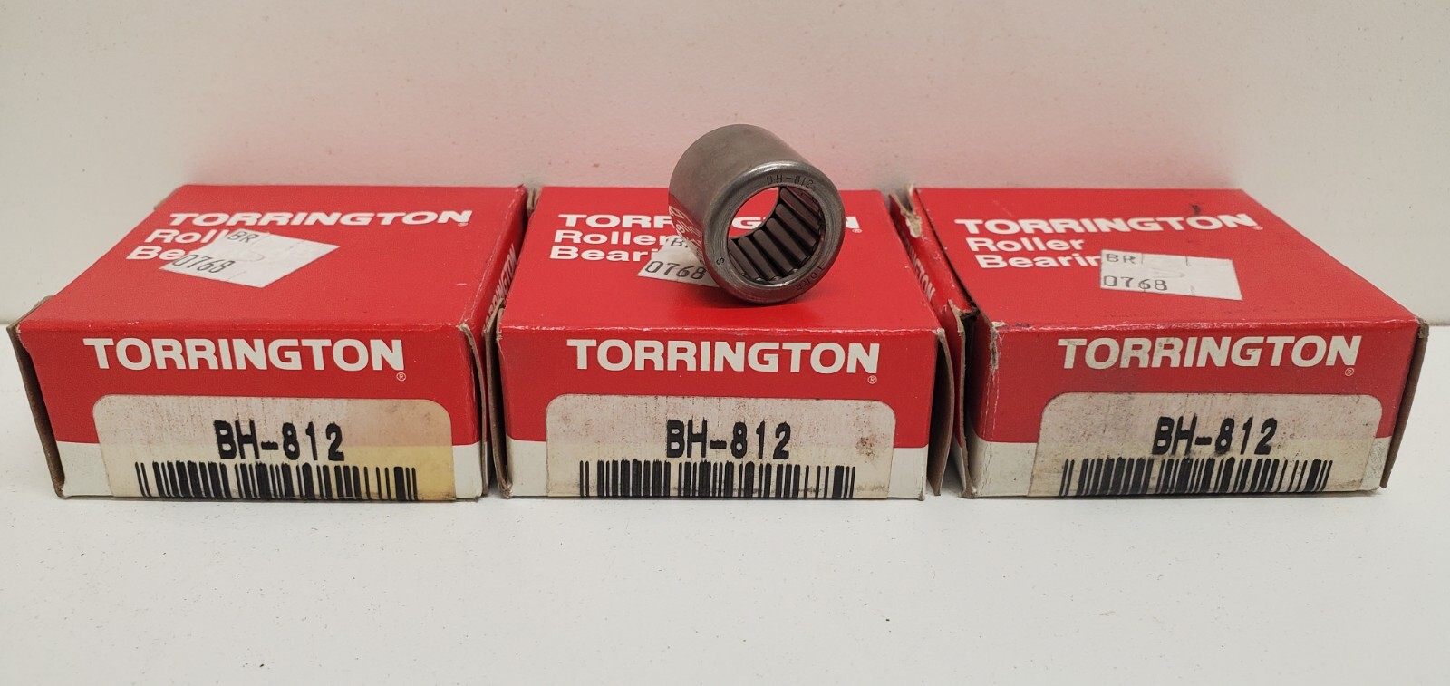 LOT OF (3) NEW IN BOX! TORRINGTON NEEDLE ROLLER BEARINGS BH-812