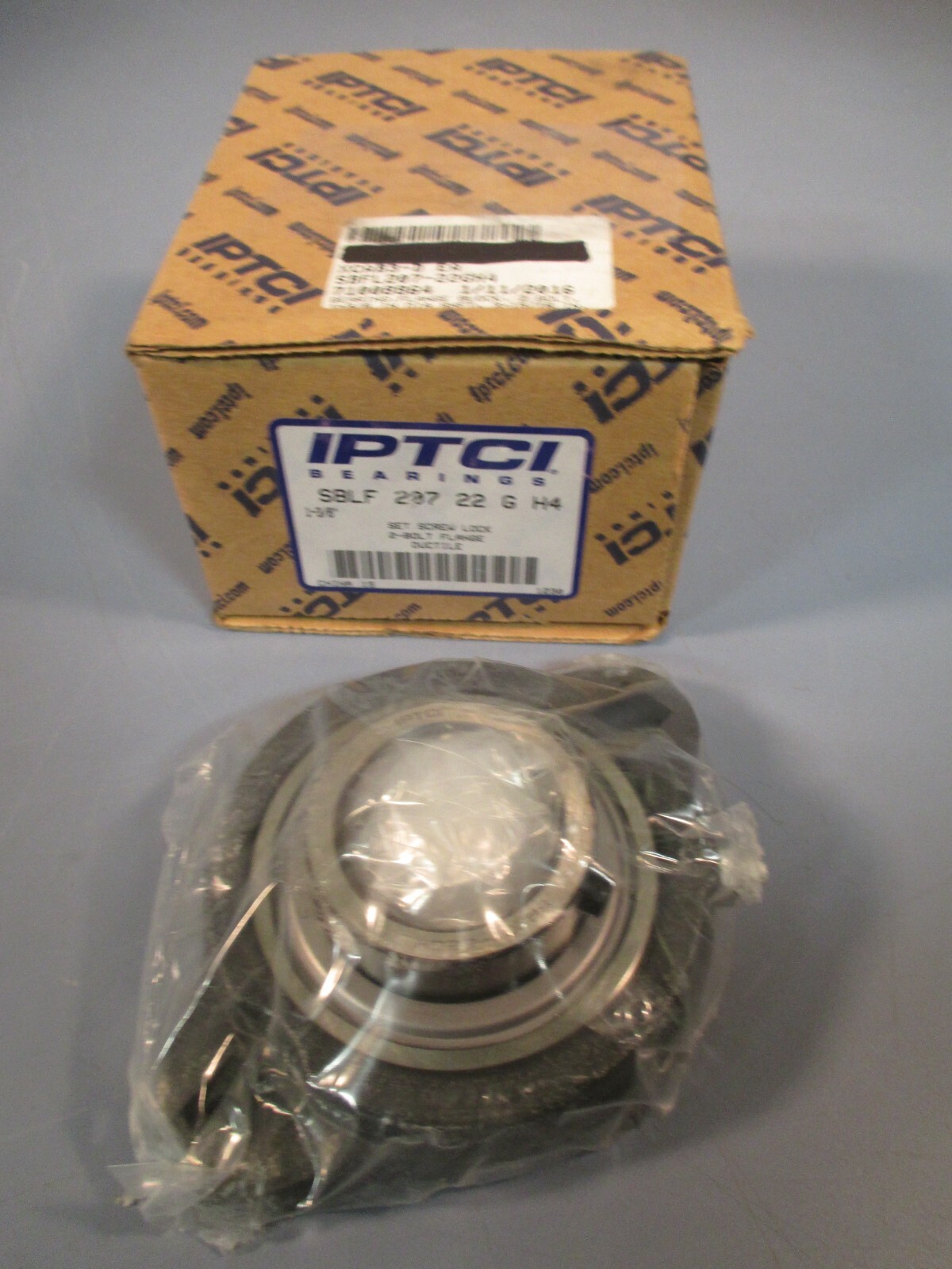IPTCI BEARINGS SET SCREW LOCK 2-BOLT FLANGE 1-3/8″ SBLF 207 22 G H4