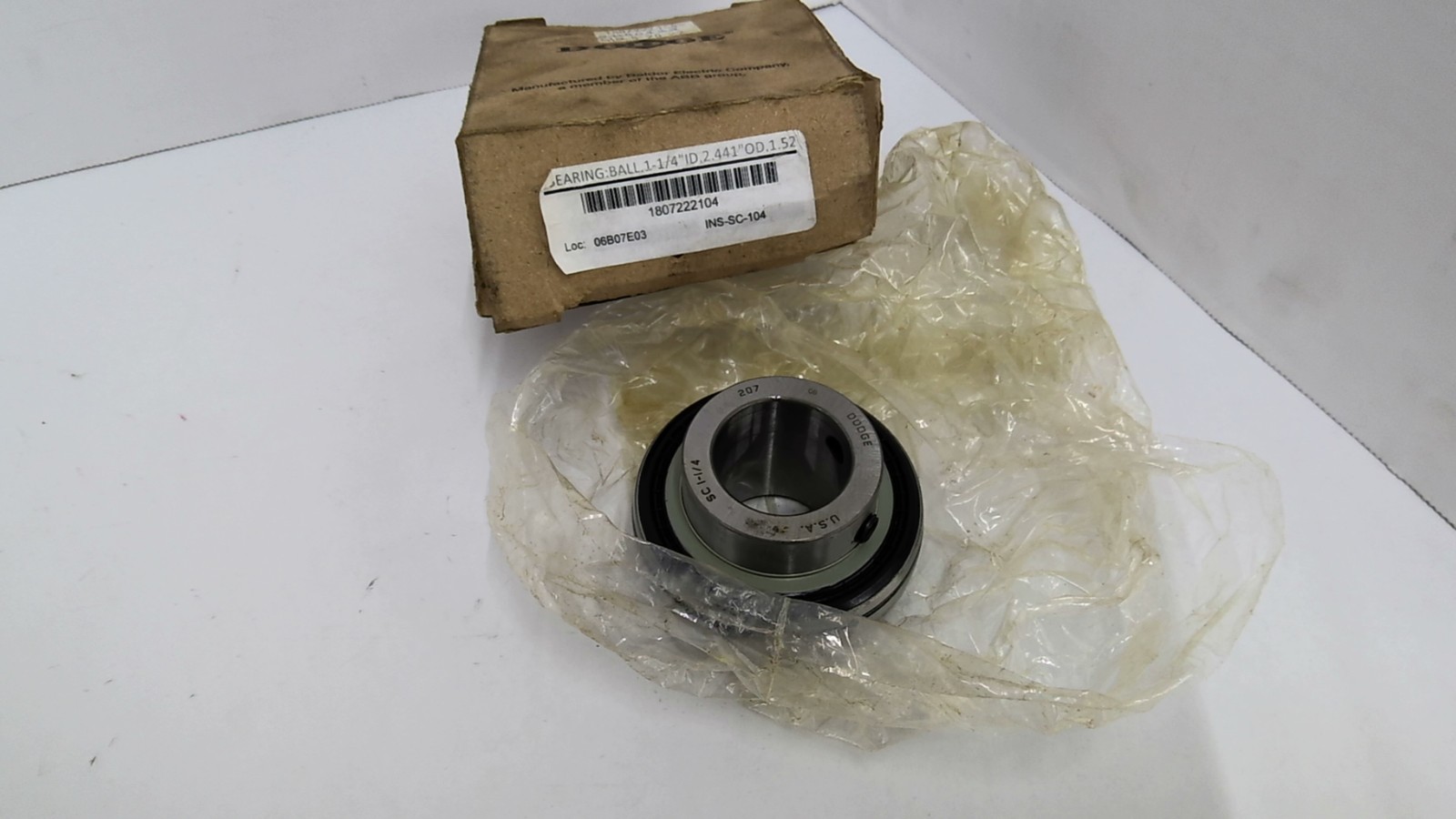 Dodge 207 SC 1-1/4 Bearing Insert 1 1/4″