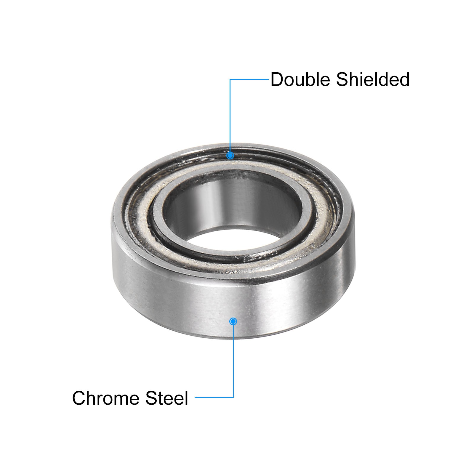 10pcs MR137ZZ Bearings 7x13x4mm Chrome Steel Mini Bearing Double Shielded ABEC3