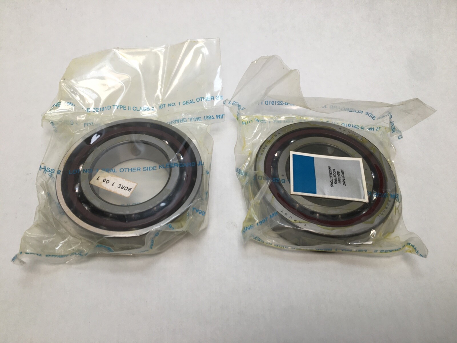 BARDEN 209HDL Angular Bearing 45x85x19 mm 7209 209 HDL 209WI DUL USA Set