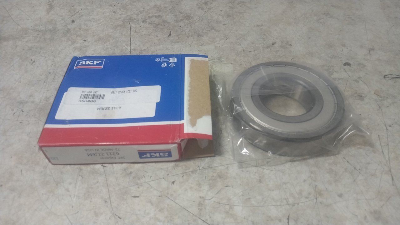 SKF 6311 2Z JEM 55 mm Bore Diameter 120 mm Outside Diameter Radial Ball Bearing
