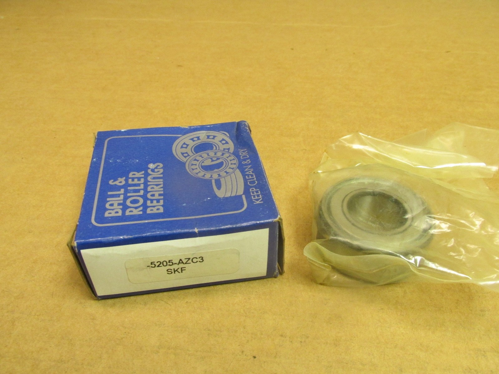 SKF 5205-AZ/C3 Angular Contact Bearing 5205 A Z C3 3205 25mmx52mmx13/16″