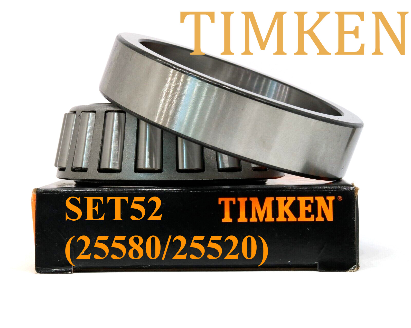New Timken SET52 25580/25520 Tapered Roller Bearings Cone and Cup Free Shipping