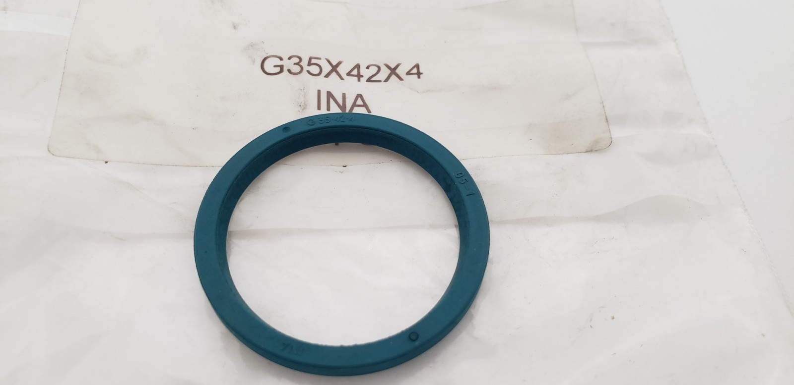 INA G35X42X4A OIL SEAL, 35mm x 42mm x 4mm, SINGLE LIP, NITRILE RUBBER, NNB