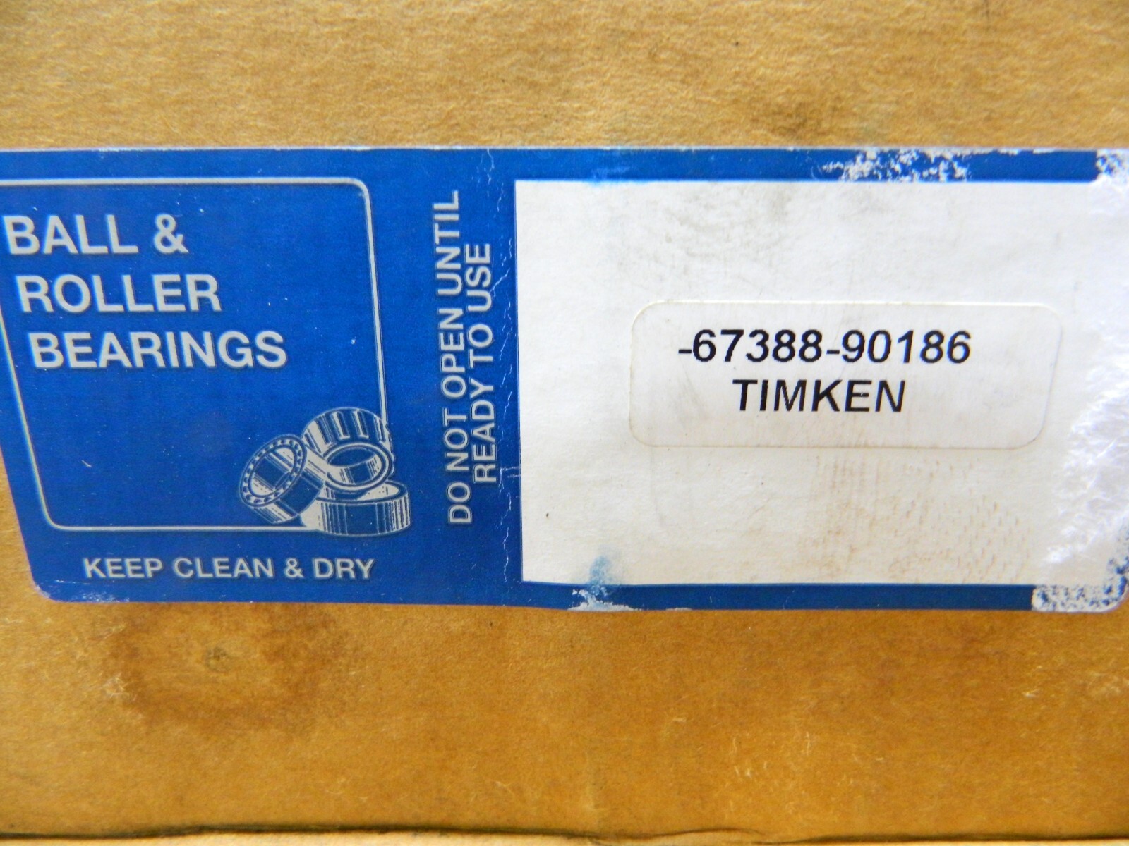 TIMKEN 67388-90186 Tapered Roller Bearing