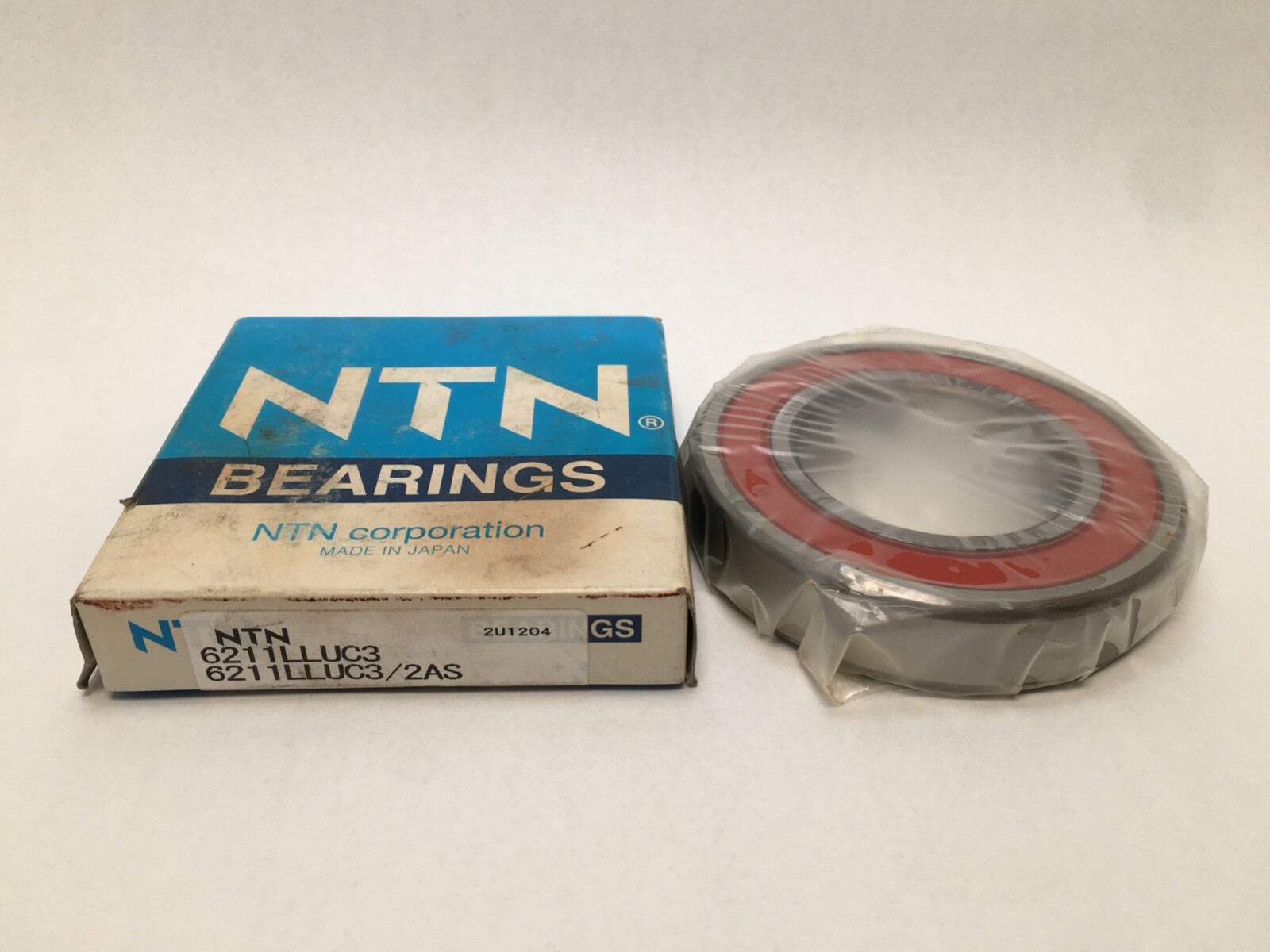 NTN 6211LLUC3 Bearing Rubber Seals 55x100x21 mm 6211 LLU LU C3 2AS 6211LU Japan
