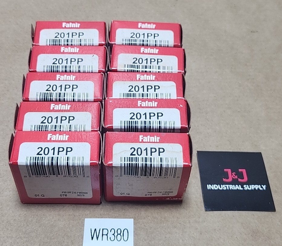 *BRAND NEW* [10] Fafnir Torrington 201PP Bearing 12mm ID 32mm OD 10mm + Warranty