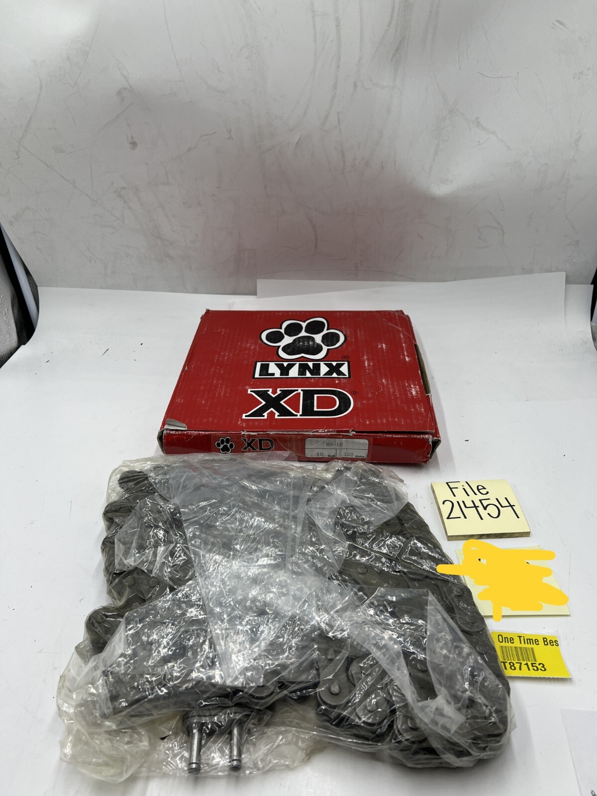 Lynx XD 80-1R Extreme Duty Roller Chain Gray 10 Feet x 120 Link