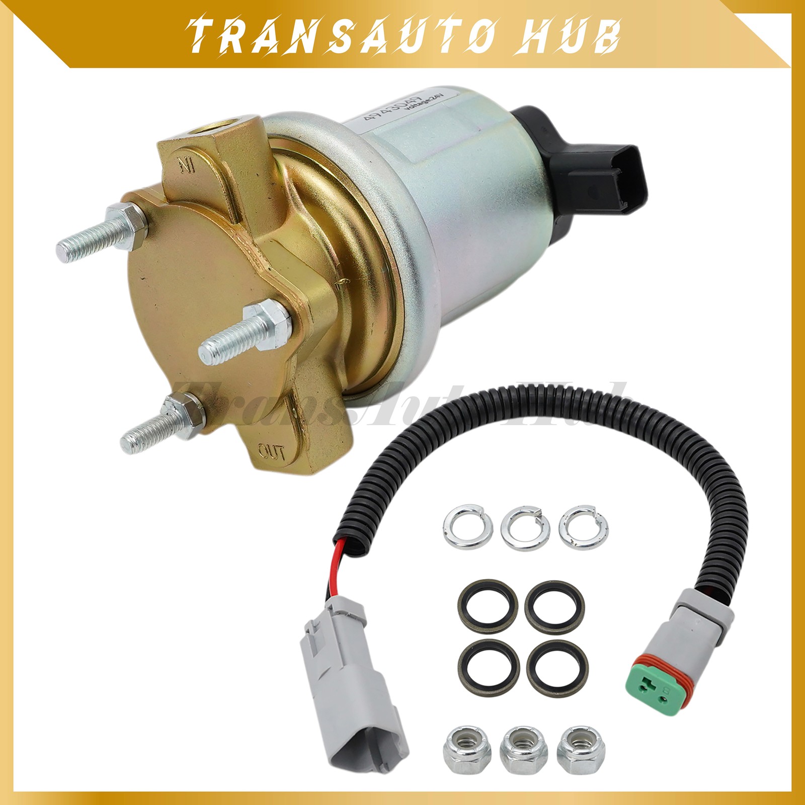 24V Fuel Transfer Pump Fuel lift Pump For QSB5.9 4932708 4943049 5362274 4935731