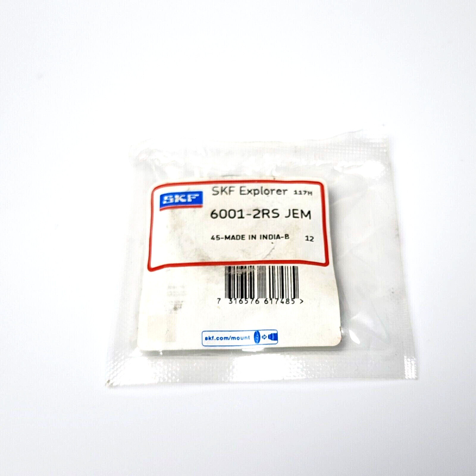 NEW SKF Explorer 6001 2RS JEM / 6001 2RSC3 Ball Bearing 12mm X 28mm X 8mm