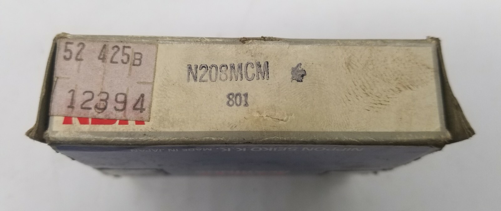 NSK N208MCM N208M Cylindrical Roller Bearing